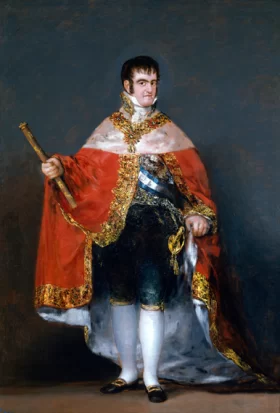 Ferdinand VII in Court Dress 1815 by Francisco Goya