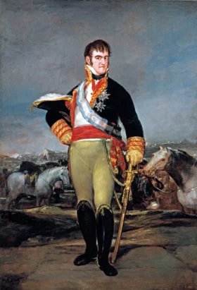 Fernando VII in camp 1815 by Francisco Goya