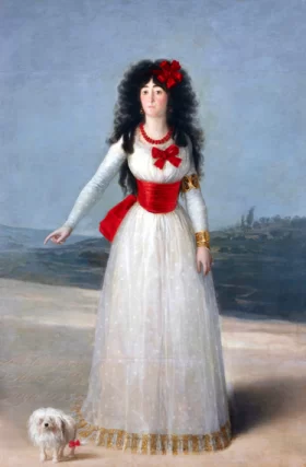 The Duchess of Alba in White 1795 by Francisco Goya