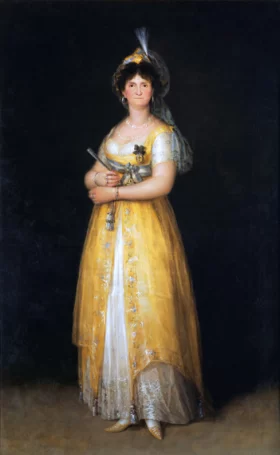 Maria Luisa Queen of Spain 1799 by Francisco Goya