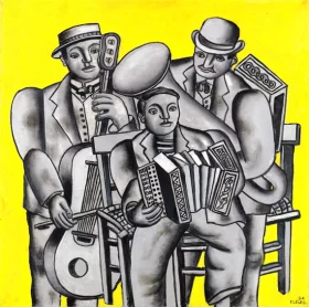 Les Trois Musiciens by Fernand Leger