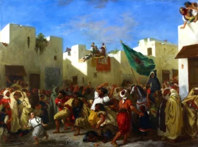 Fanatics of Tangier by Eugene Delacroix