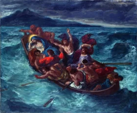 Christ Asleep During the Tempest 1853 by Eugene Delacroix