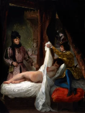 The Duke of Orleans Showing His Lover by Eugene Delacroix