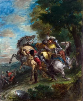 Weislingen Captured by Götz’s Men 1853 by Eugene Delacroix