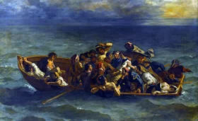 The Shipwreck of Don Juan 1840 by Eugene Delacroix