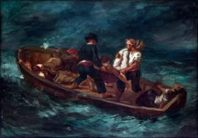 After the Shipwreck by Eugene Delacroix