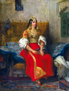 Juive De Tanger En Costume D'apparat by Eugene Delacroix