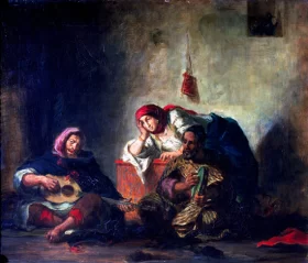 Jewish Musicians in Mogador by Eugene Delacroix