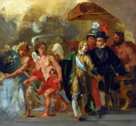 The Stage of Archduchess Isabella by Eugene Delacroix