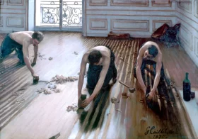 The Floor Planers 1875 by Gustave Caillebotte
