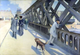 Le Pont De L’europe (The Europe Bride), 1876 by Gustave Caillebotte