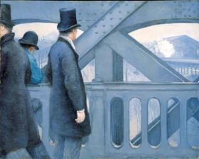 On the Pont De L’europe by Gustave Caillebotte