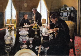 Luncheon 1876 by Gustave Caillebotte