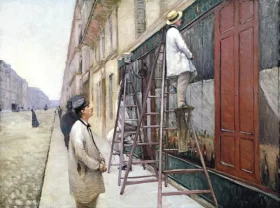 Study For House Painters , 1877 by Gustave Caillebotte