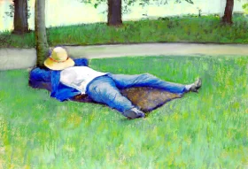 The Nap 1877 by Gustave Caillebotte