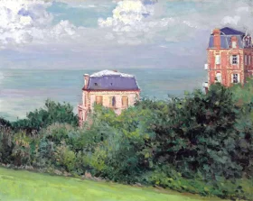 Villas à Villers-Sur-Mer 1880 by Gustave Caillebotte