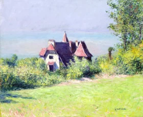 Une Villa à Trouville 1882 by Gustave Caillebotte