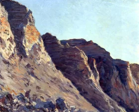 Cliff at Villers-Sur-Mer 1880 by Gustave Caillebotte