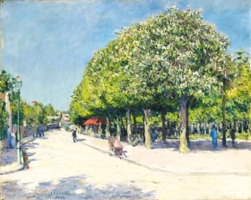 Argenteuil, Funfair 1883 by Gustave Caillebotte