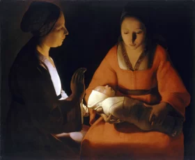 The Newborn Christ by Georges La Tour