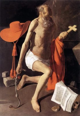 St Jerome by Georges La Tour