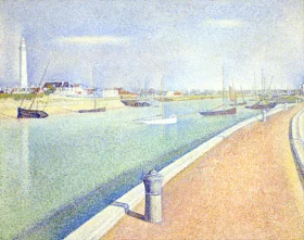 The Channel Of Gravelines, Petit Fort Philippe by Georges Seurat