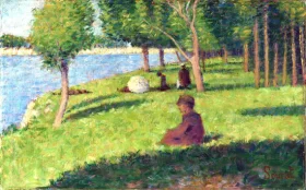 Seated Figures by Georges Seurat