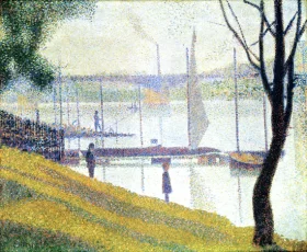 Bridge Of Courbevoie by Georges Seurat