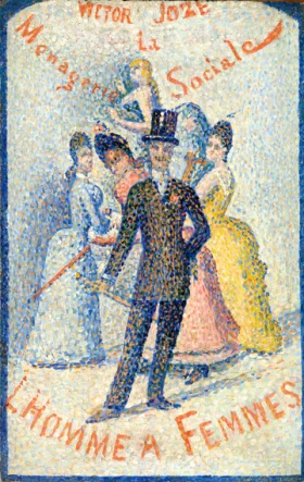 The Ladies' Man (L'homme À Femmes) by Georges Seurat