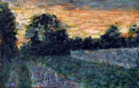 Couchant by Georges Seurat