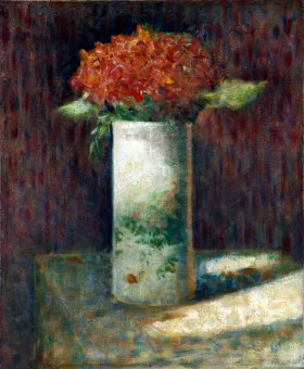Vase Of Flowers by Georges Seurat