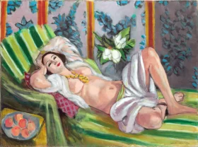 Odalisque Couchée Aux Magnolias by Henri Matisse