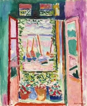 The open window by Henri Matisse