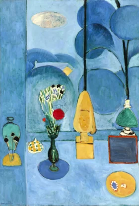 La glace sans tain (The Blue Window) by Henri Matisse