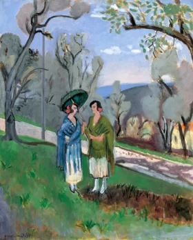 Conversation under the Olive Trees by Henri Matisse