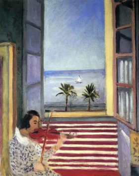 Young Woman Playing Violin by Henri Matisse