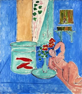 Goldfish and Sculpture by Henri Matisse
