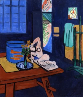 Studio with Goldfish (L'Atelier aux poissons rouges) by Henri Matisse