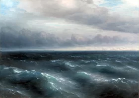 The Black Sea 1881 by Ivan Aivazovsky