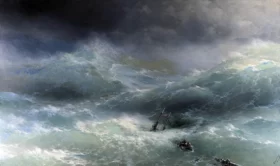 The wave 1889 by Ivan Aivazovsky