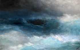 Stormy Sea by Ivan Aivazovsky
