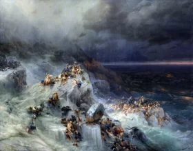 The Deluge 1864 by Ivan Aivazovsky