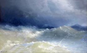 Among the Waves 1898 by Ivan Aivazovsky
