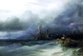 Storm 1857 by Ivan Aivazovsky