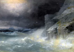 Stormy Seas, 1895 by Ivan Aivazovsky