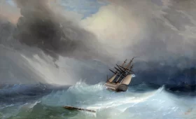 Storm 1851 by Ivan Aivazovsky