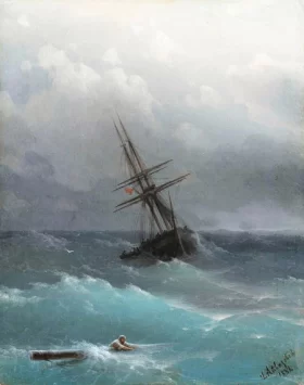 The Storm by Ivan Aivazovsky