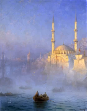 Constantinople, the Top-Kahné Mosque, 1884 by Ivan Aivazovsky