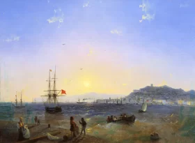 View of Kerch 1839 by Ivan Aivazovsky